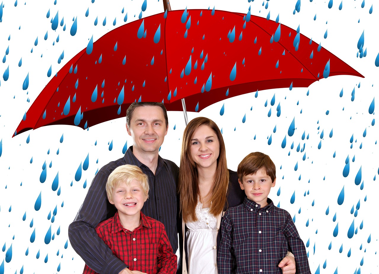 Family, umbrella, people — A Global Medical Journey: The Professional Life of Dr. Sudesh Banaji